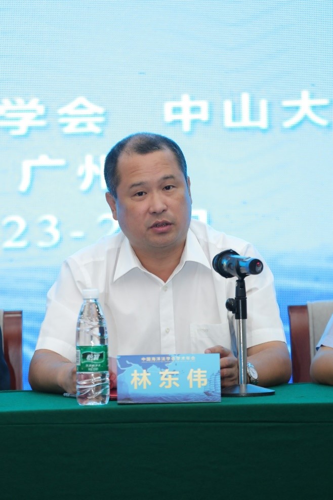 304永利集团党委副书记林东伟致辞